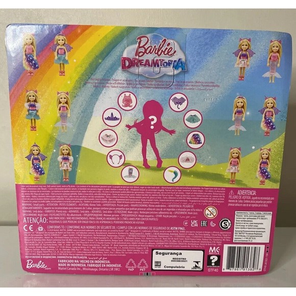 Barbie Dreamtopia Chelsea Doll Dress-up Set Toy Mermaid Princess New in box - Picture 2 of 11